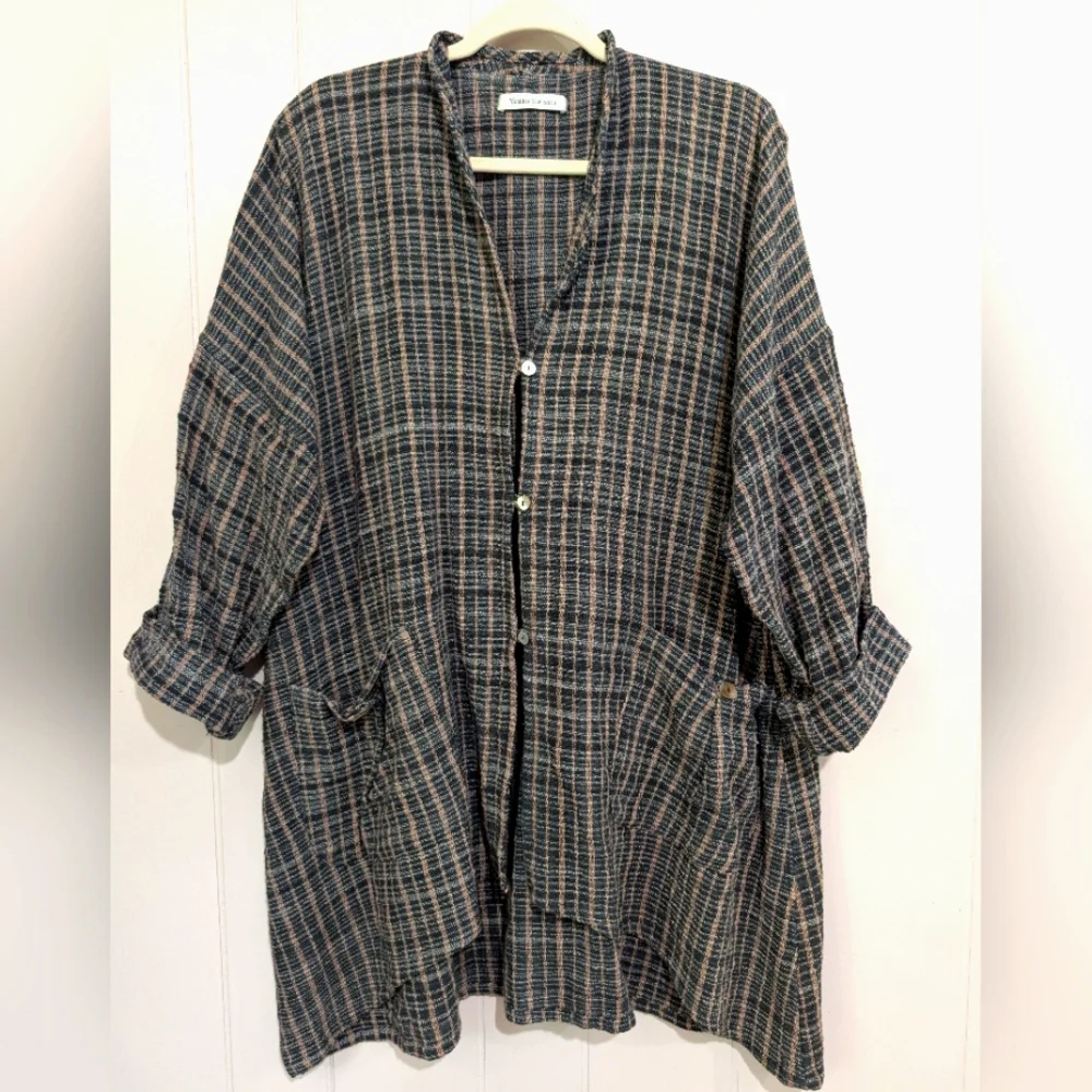 Yasuko Kurisaka Cotton One Size Top - Picture 1 of 8